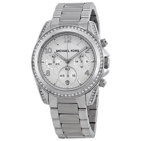 michael kors mk5165 horloge blair|Michael Kors Chronograph White Crystal Ladies Watch MK5165.